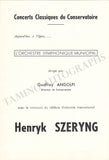 Szeryng, Henryk - Signed Photograph 1959