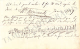 Wieniawski, Henryk - Autograph Music Quote Signed 1859