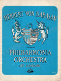 Karajan, Herbert von - Program American Tour 1955
