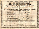 Bretting, Hermann - Set of 5 Vintage Playbills