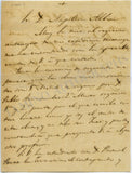 Eslava, Hilarion - Autograph Letter Signed 1865