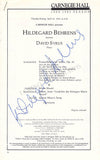 Opera Singers Signed Cast Pages – Lot of 86
