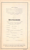 Imperial Russian Ballet - Performance Program Brooklyn 1912