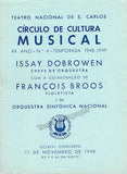 Dobrowen, Issay - Boos, Francois - Double Signed Program Lisbon 1948