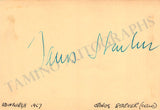 Starker, Janos - Signed Album Page 1957 & Signed Program 1982