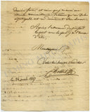 Chollet, Jean-Baptiste - Set of 3 Autograph Letters Signed