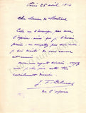 Delmas, Jean-Francois - Set of 2 Autograph Letters Signed