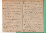 Bertrand, Jean-Gustave - Autograph Letter Signed 1872