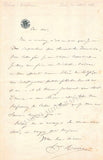 Ravina, Jean-Henri - Autograph Letter Signed 1868
