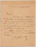 Lassalle, Jean - Set of 2 Autograph Letters Signed