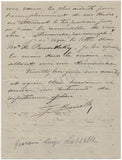 Lassalle, Jean - Set of 2 Autograph Letters Signed