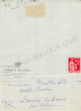 Perier, Jean - Autograph Letter Signed