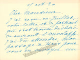 Vintage Actors & Actresses - Set of 7 Autograph Letters Signed
