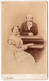 Lind, Jenny - Goldschmidt, Otto - Signed CDV Photo