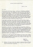 Robbins, Jerome - Typed Letter Signed 1965