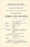 Joachim, Josef - Set of 7 Concert Programs Vienna 1897-1905