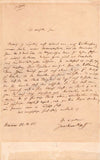 Raff, Joachim - Autograph Letter Signed 1855