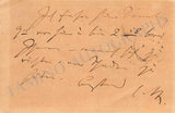 Brahms, Johannes - Autograph Note Signed