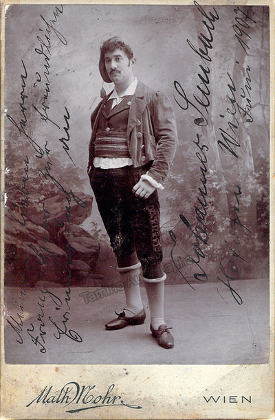Sembach, Johannes - Signed Cabinet Photograph in role