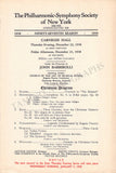 Barbirolli, John - Set of 5 Concert Programs 1938