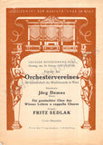 Demus, Jorg - Lot of 14 Concert Programs Vienna 1947-1967