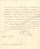 Gomis, Jose Melchior - Autograph Letter Signed 1890