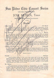 Mojica, Jose - Signed Program San Francisco 1927