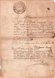 San Martin, Jose de - Autograph Document Signed 1811