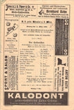 Stritzko, Josef - Program World Premiere Der Hofmeister Vienna 1901