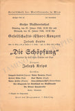 Krips, Josef - Set of 15 Concert Programs Vienna 1937-1966