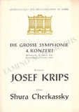 Krips, Josef - Set of 15 Concert Programs Vienna 1937-1966