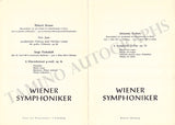 Krips, Josef - Set of 15 Concert Programs Vienna 1937-1966