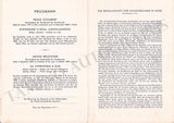 Krips, Josef - Set of 15 Concert Programs Vienna 1937-1966