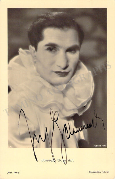 Schmidt, Joseph - Signed Photograph