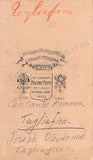 Tagliafico, Joseph Dieudonne - Vintage CDV Photo