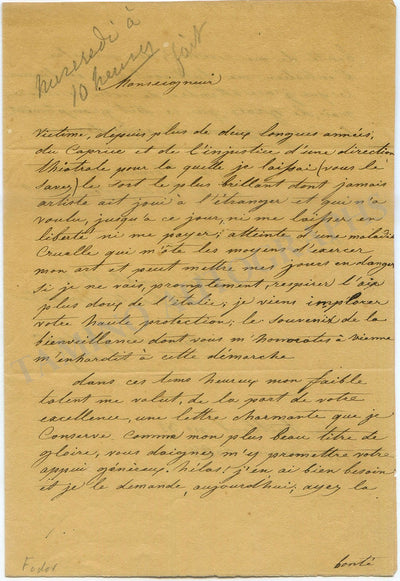 Fodor, Josephine - Autograph Letter Signed 1828