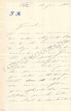 Armingaud, Jules - Autograph Letter Signed 1866