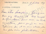 Danbe, Jules - Signed Cabinet Photo (1898)
