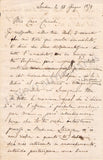 Alary, Jules Eugene - Autograph Letter Signed 1874