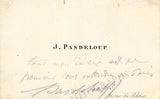 Pasdeloup, Jules - Set of 4 Autograph Letters Signed 1877-1881
