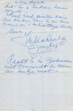Culp, Julia - Set of 2 Autograph Letters Signed