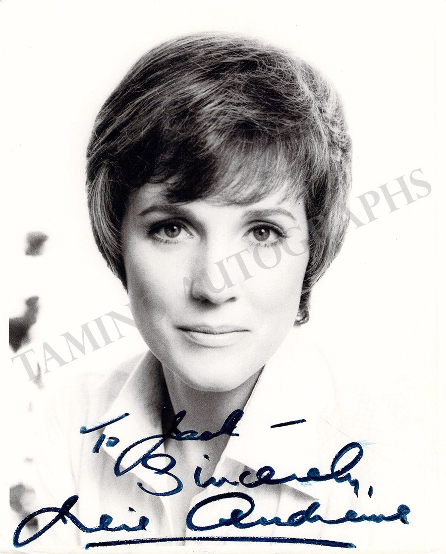Julie Andrews Autograph Signed Photograph Tamino