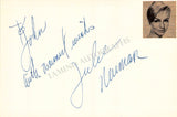Newmar, Julie - Signed Card & Photo