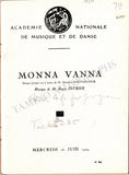 Theatre National de L'Opera Comique - Set of 10 Unsigned Programs 1917-1931