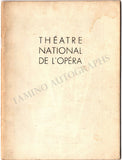 Theatre National de L'Opera Comique - Set of 10 Unsigned Programs 1917-1931