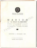 Theatre National de L'Opera Comique - Set of 10 Unsigned Programs 1917-1931
