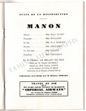 Theatre National de L'Opera Comique - Set of 10 Unsigned Programs 1917-1931