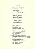 Richter, Karl - Kmentt, Waldemar - Topper, Hertha - Holecek, Heinz - Engen, Keith - Program with Multiple Signatures St. John's Passion Vienna 1963