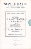 Karsavina, Tamara - Performance Program London 1931