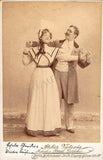 Bausewein, Kaspar - Schneider, Gisela - Vintage Cabinet Photo
